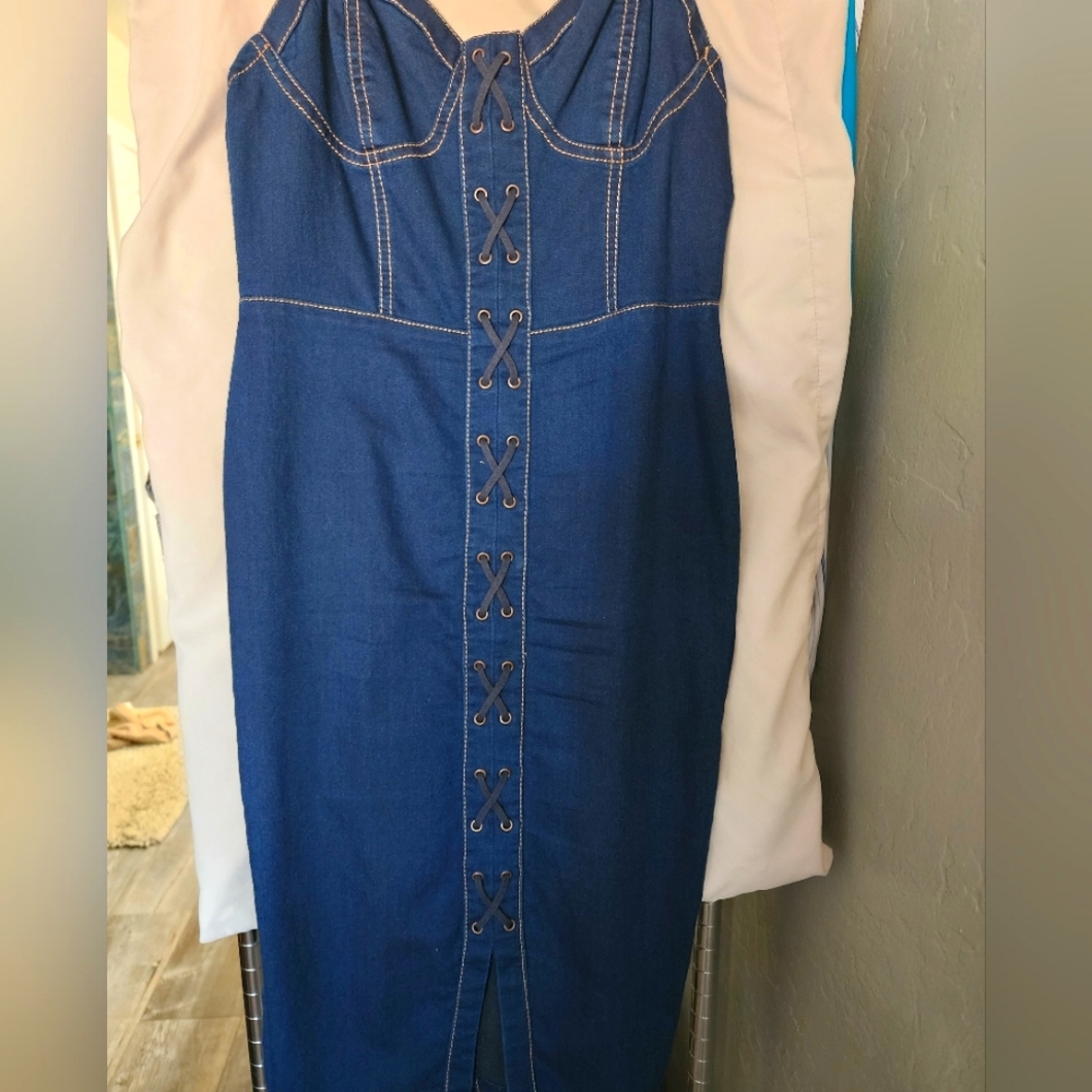 Denim dress